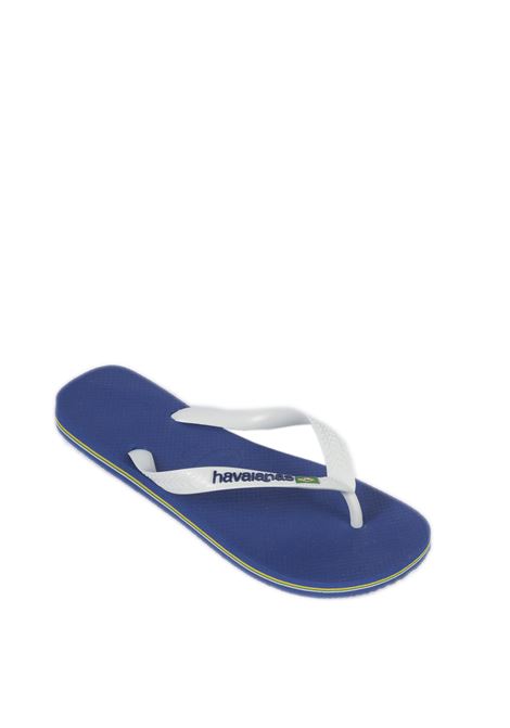 marine blue brasil logo sandal HAVAIANAS | 4110850BRASIL LOGO-2711